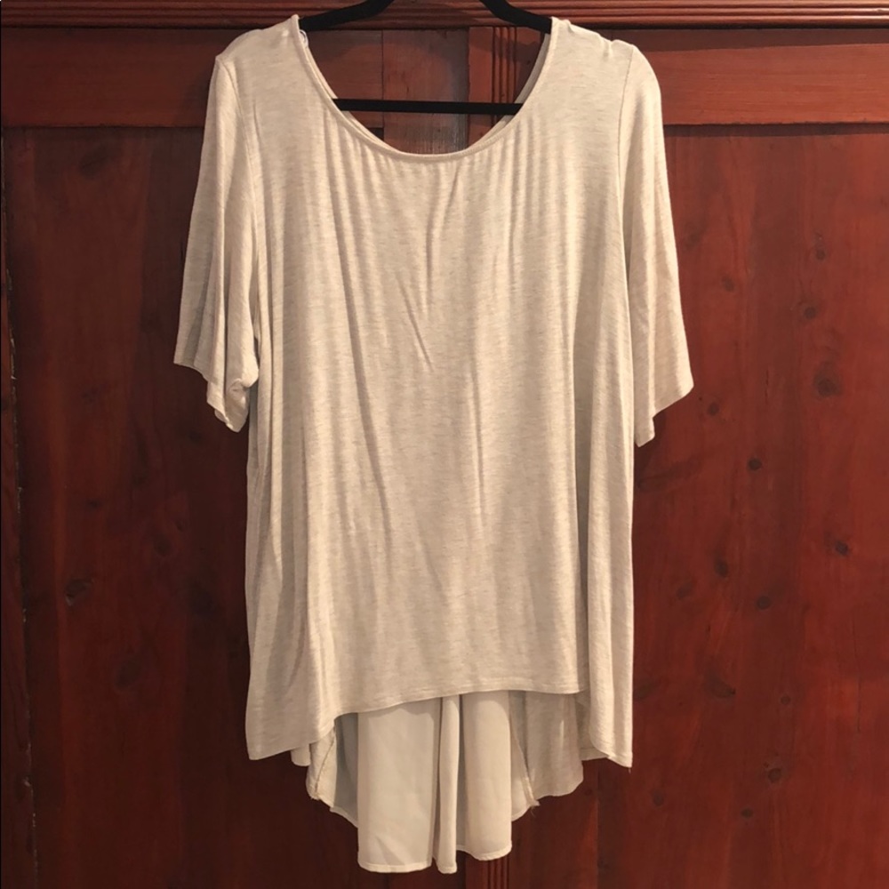 Kim & Cami | Sheer back top